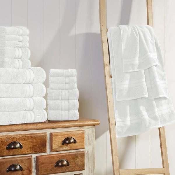 Spunloft Bath Towel - Set of 4 - White