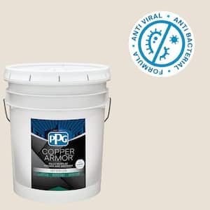 5 gal. PPG1078-2 Water Chestnut Eggshell Antiviral and Antibacterial Interior Paint with Primer
