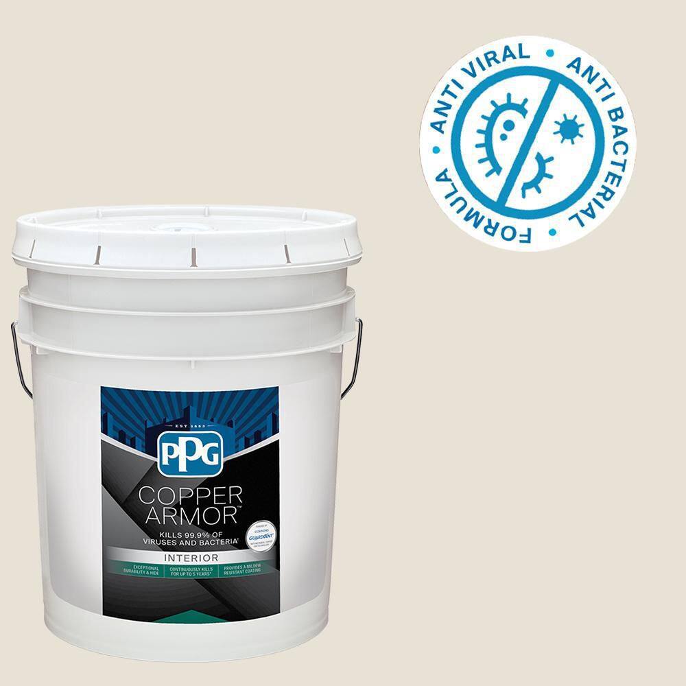 COPPER ARMOR 5 gal. PPG10782 Water Chestnut SemiGloss Antiviral and