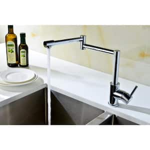Manis Series Deck-Mounted Pot Filler in Polished Chrome