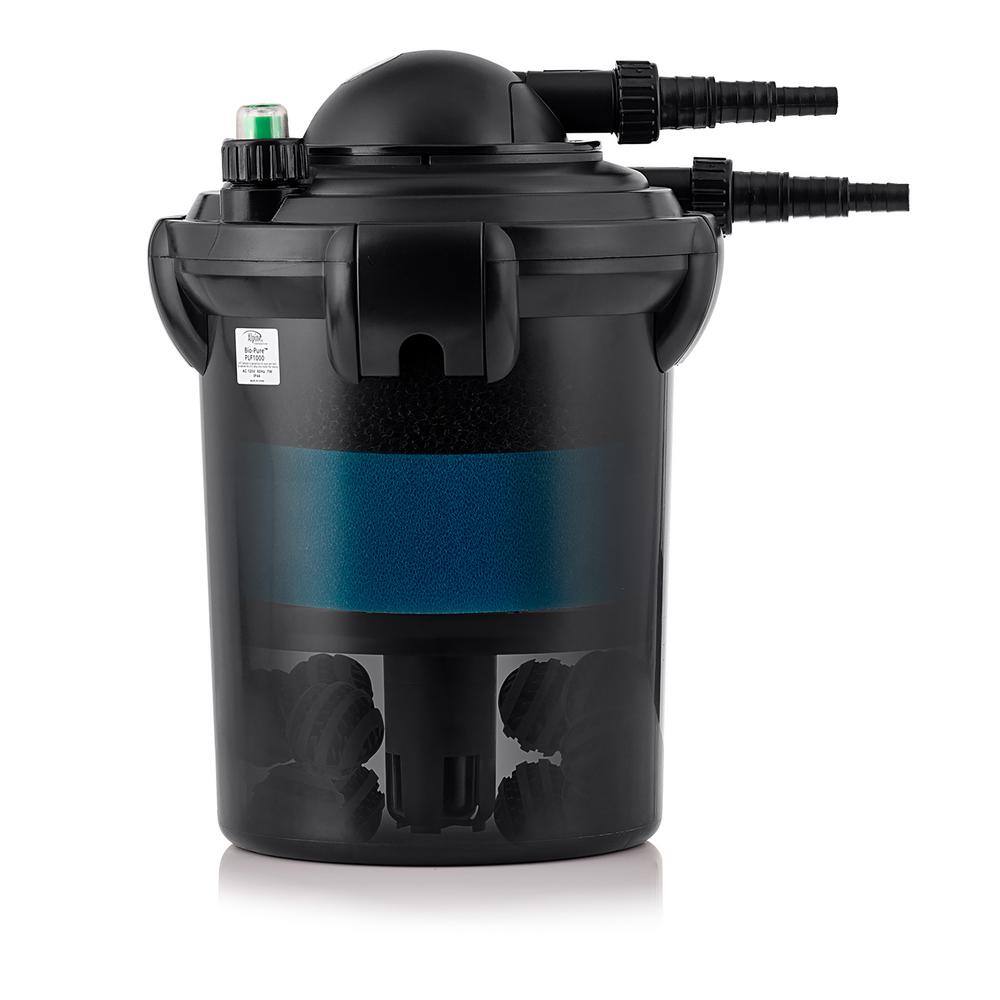 Black 15" Bio-Pure Pressure Pond Filter with Indicator