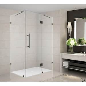 Avalux 32 in. x 30 in. x 72 in. Completely Frameless Shower Enclosure in Oil Rubbed Bronze