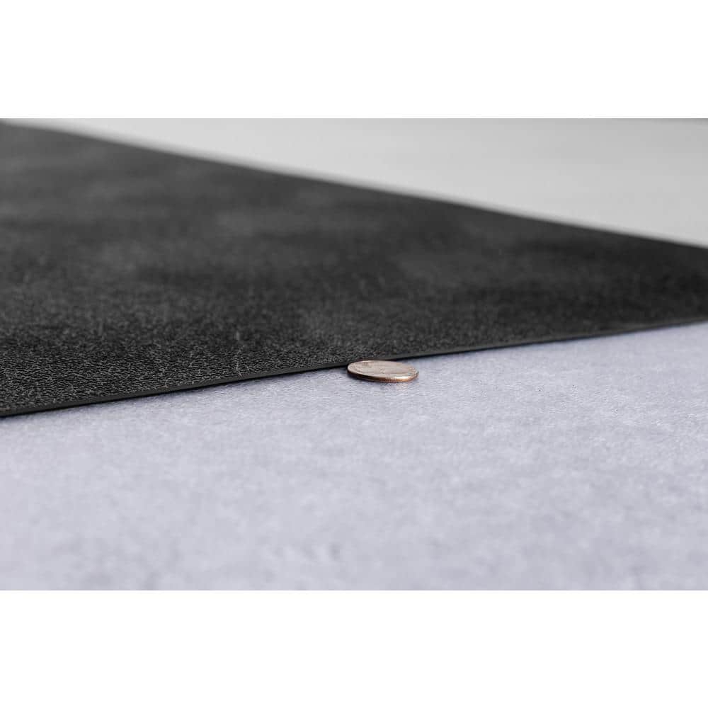 Midnight Black 10' x 24' Vinyl Garage Flooring Roll