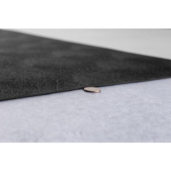 10' W x 24' L Ribbed or Levant 55 Mil G-Floor Clear Mat