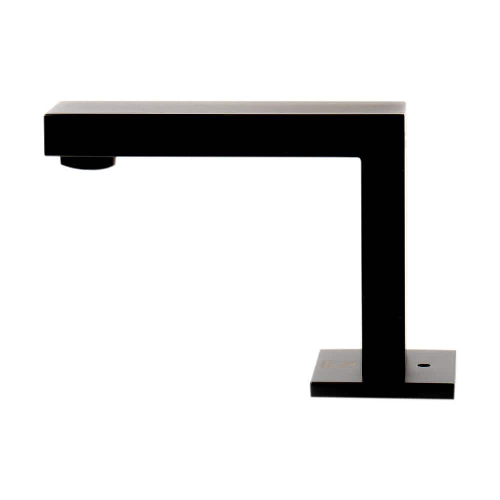 Matte Black Brass Widespread Bathroom Faucet