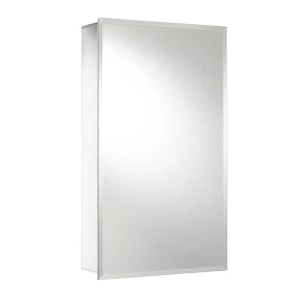 Croydex 15 in. W x 26 in. H Recessed or Surface-Mount Bathroom Medicine Cabinet with Easy Hang System