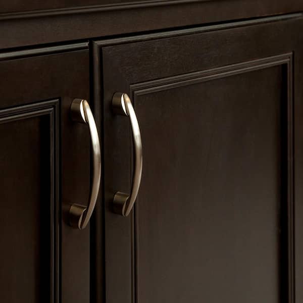 Luna 3 in. and 96 mm Center-to-Center Satin-Nickel Pull