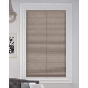 Sticks and Stones Cordless Light Filtering Fabric Cellular Shade 9/16 in. Single Cell 18 in. W x 48 in. L