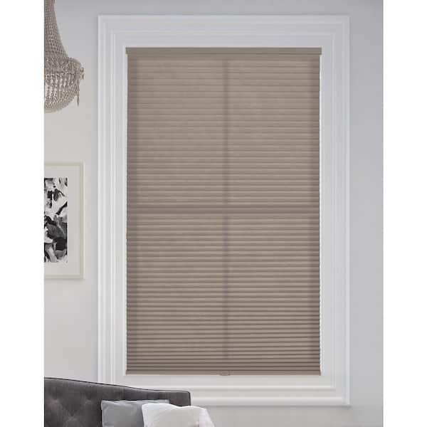 BlindsAvenue Sticks and Stones Cordless Light Filtering Fabric Cellular Shade 9/16 in. Single Cell Size 34.5 in. W x 72 in. L
