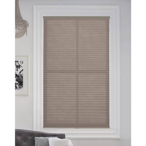 BlindsAvenue Sticks and Stones Cordless Light Filtering Fabric Cellular Shade 9/16 in. Single Cell 53.5 in. W x 72 in. L