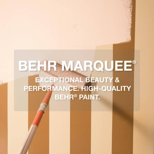 BEHR MARQUEE 1 gal. 590B 7 Award Blue Satin Enamel Interior Paint