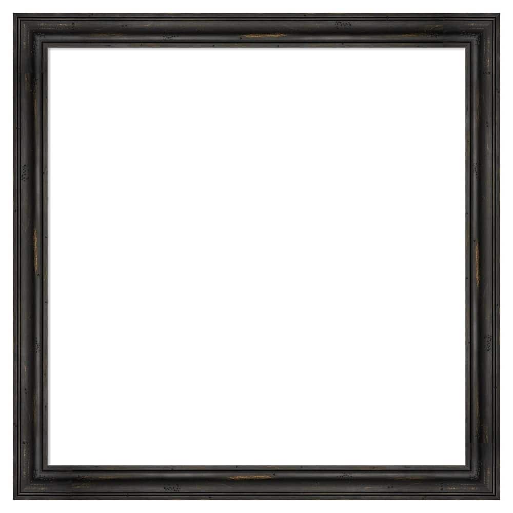 Rustic Pine Black Narrow 27 in. x 27 in. Wood Framed Dry Erase Magnetic Memo Board price history on PriceWatchPro