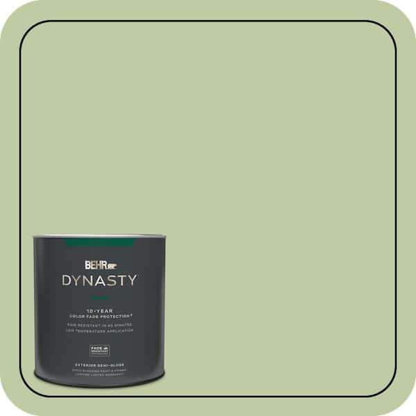 BEHR DYNASTY 1 qt. #M360-4 Marjoram Semi-Gloss Enamel Exterior Stain-Blocking Paint & Primer