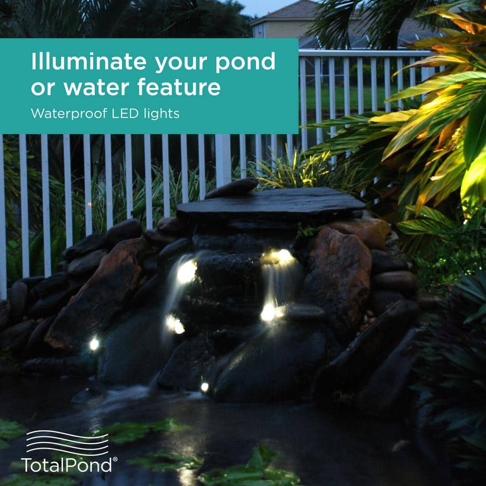 Modern Black LED Waterproof Outdoor Path Lights, Set of 6