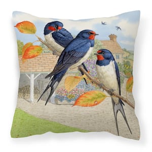Swallows On A Wire Cushion