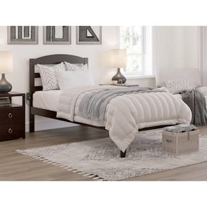 Warren, Solid Wood Platform Bed, Twin XL, Espresso