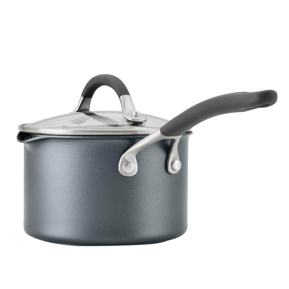 Graphite Aluminum Nonstick Induction Cookware Set, 8-Piece