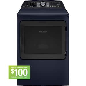 Profile 7.3 cu. ft. Smart Electric Dryer in Sapphire Blue with Fabric Refresh, Sanitize, Steam, ENERGY STAR