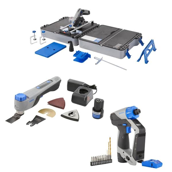 Blueprint Portable Saw Station, Drill Driver, and Cordless Oscillating Multi-Tool