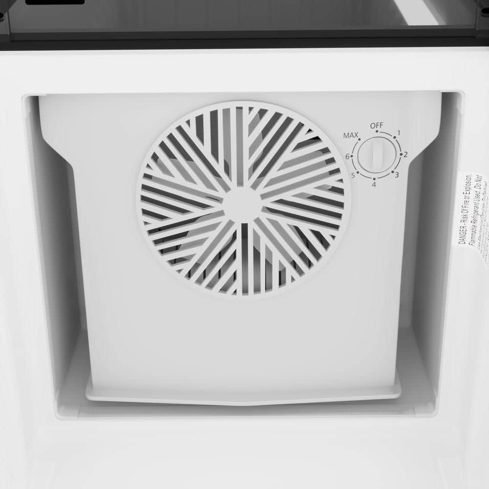 22-Inch Black Single Door Commercial Display Refrigerator