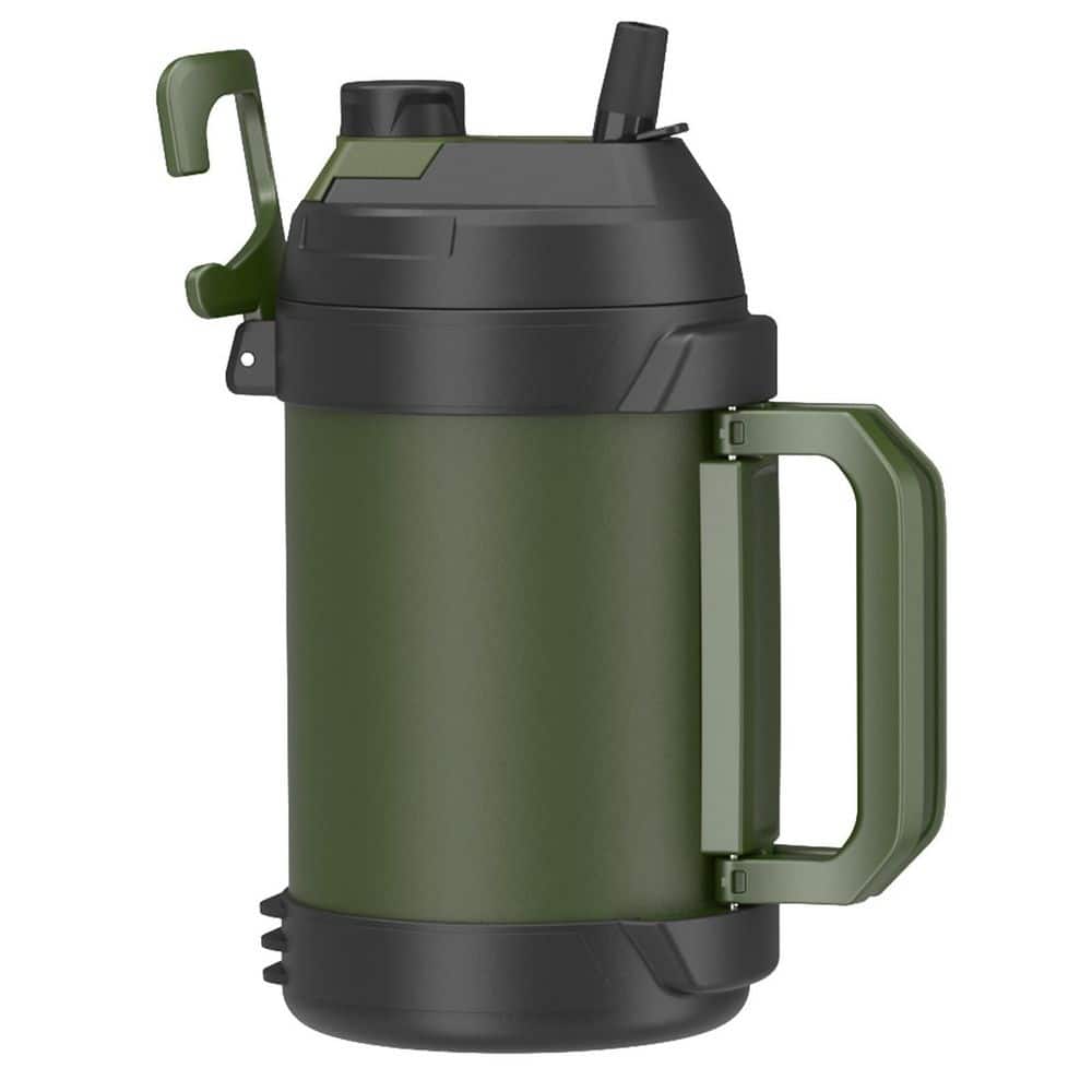 128 oz. Green Stainless Steel Triple Wall Insulated Water Bottle with Straw & Spout, Keeps Cold 48 Hours for Outdoors price history on PriceWatchPro