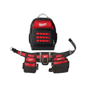 Adjustable Electricians Work Belt with Ultimate Jobsite Backpack