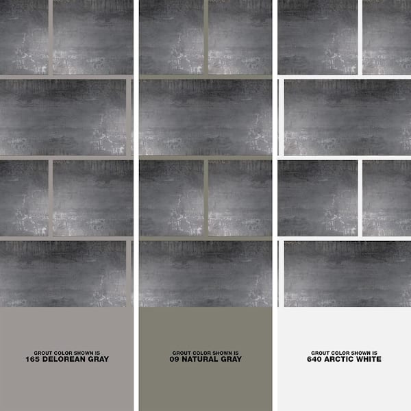 Ivy Hill Tile Angela Harris Metallic Dark Gray 24 in. x 48