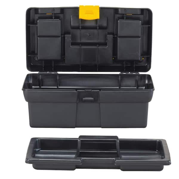 12-1/2 in. Tool Box with Lid Organizers