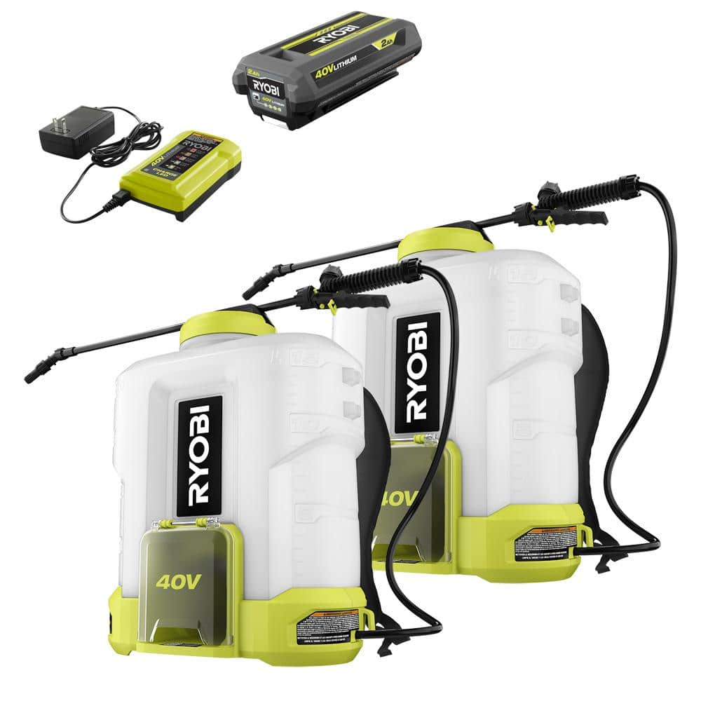 Reviews for RYOBI 40V Cordless Battery 4 Gal. Backpack Chemical Sprayer ...