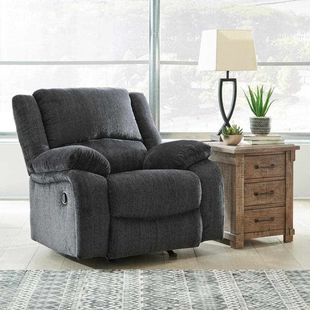 Draycoll Dark Gray Chenille Rocker Recliner price history on PriceWatchPro