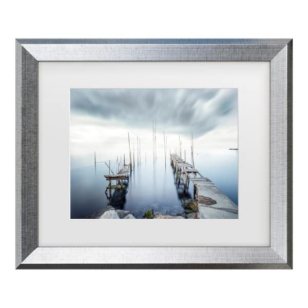 Trademark Fine Art Nuno Araujo Crossing of The Future Matted Framed Photography Wall Art 14.5 in. x 17.5 in