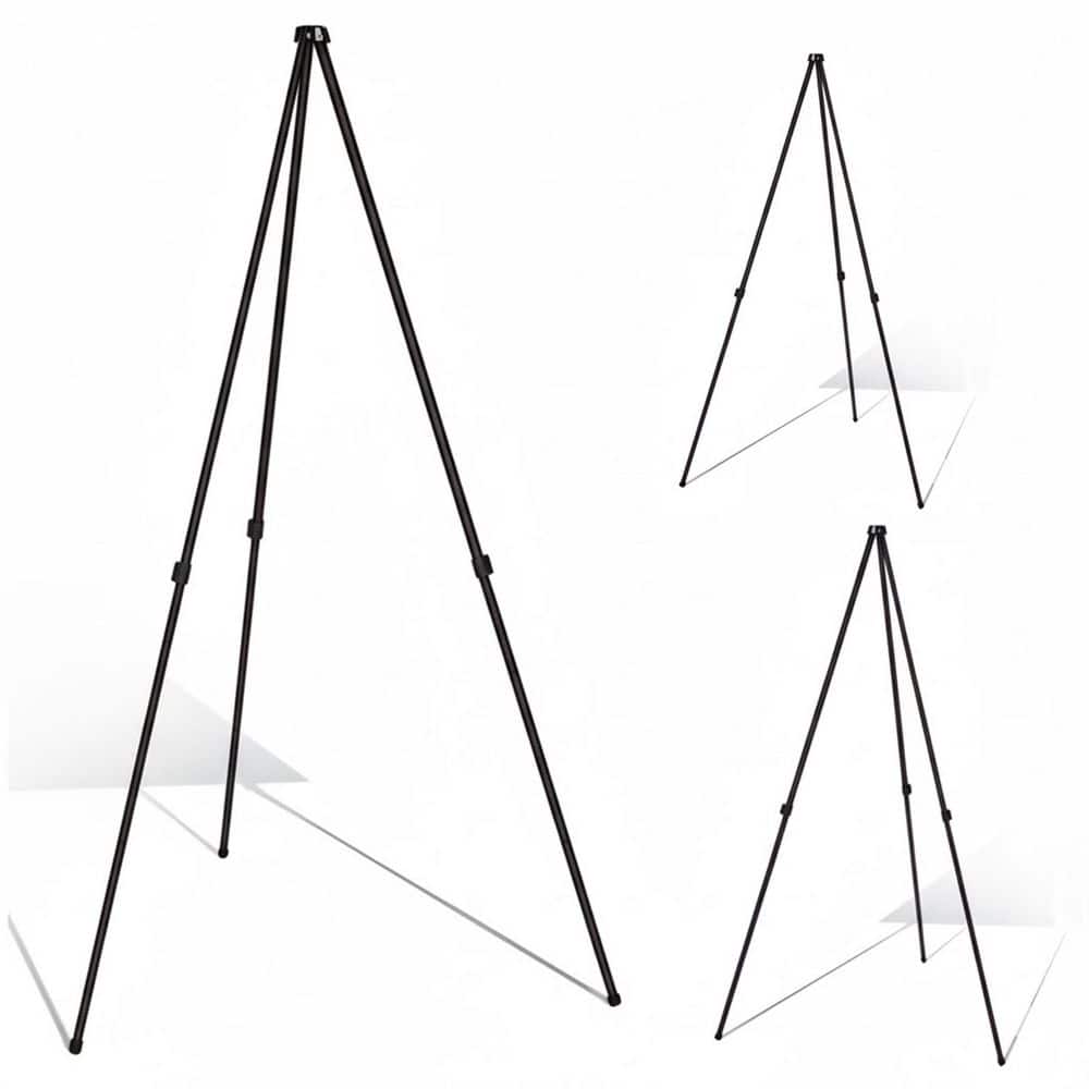Aoibox 3 Pack Collapsible Series Adjustable Height Metal Easel
