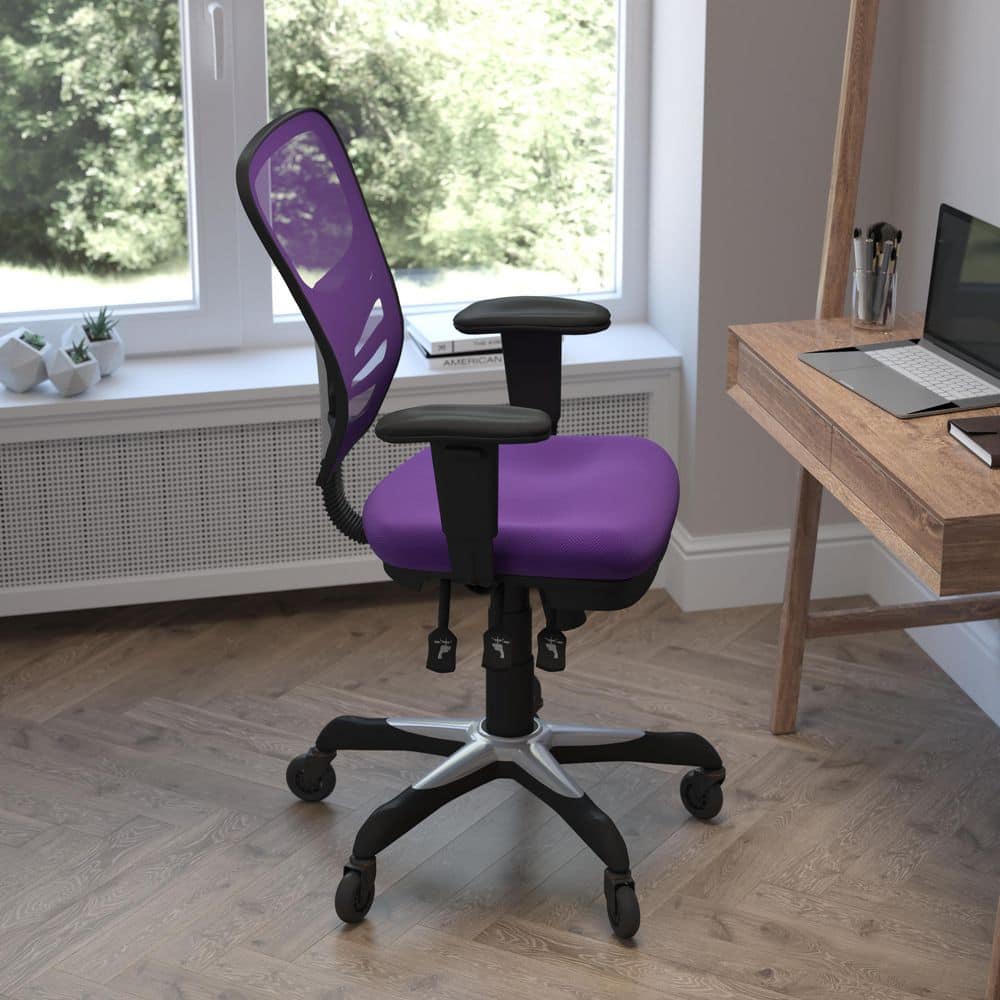Purple Mesh Office/Desk Chair Table Top Only