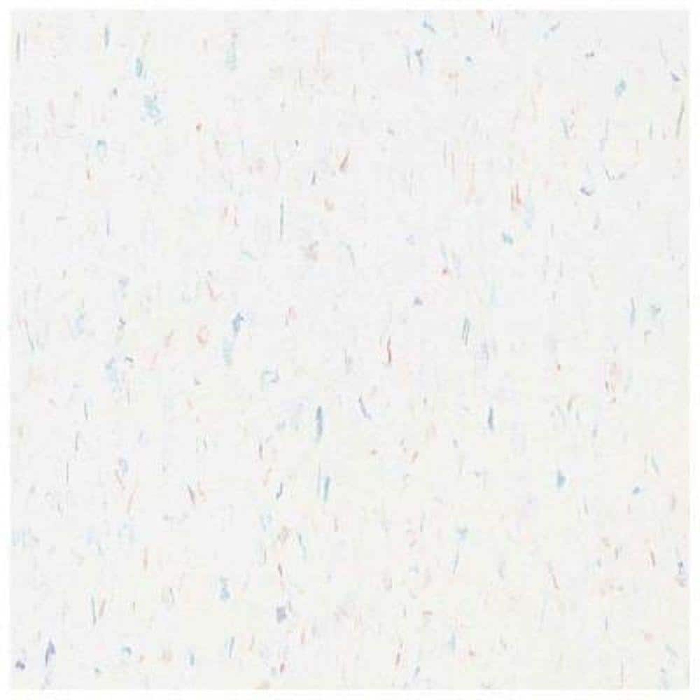 Take Home Sample - Excelon Multi 12 in. x 12 in. Carnival White Vinyl Tile 
