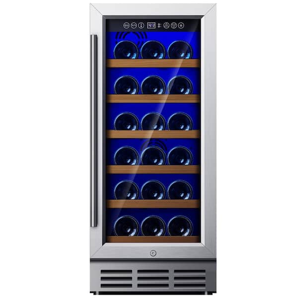 Summit Appliance 15 in. 33-Bottle Built-In Wine Cooler SWC1535B