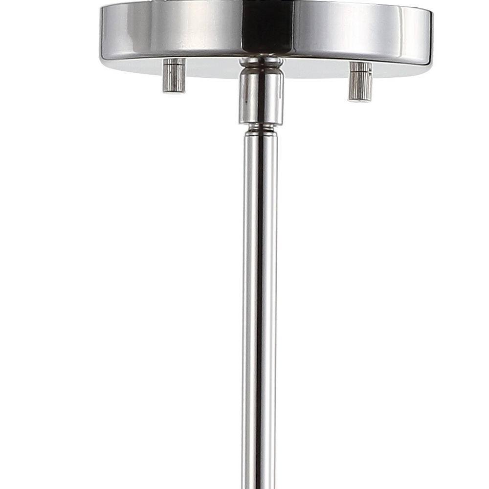 Adjustable Nickel Sputnik Chandelier with LED Bulbs