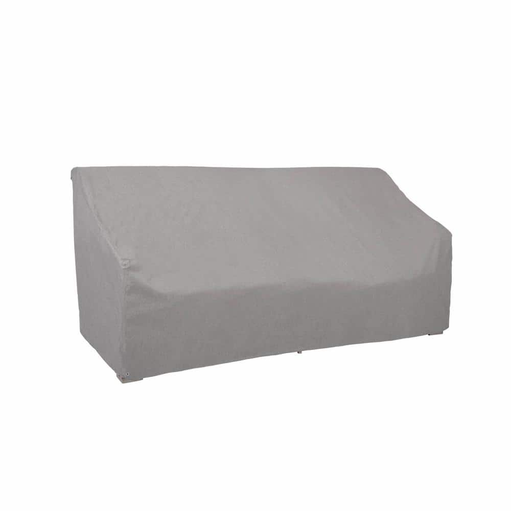 MODERN LEISURE Garrison 76 in. L x 38 in. W x 38.25 in. H Waterproof Large Granite Patio Loveseat Cover