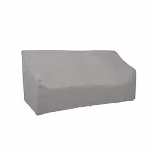 Garrison 76 in. L x 38 in. W x 38.25 in. H Waterproof Large Granite Patio Loveseat Cover