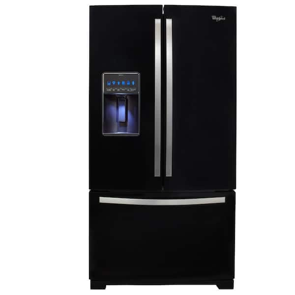 Whirlpool Gold 26.8 cu. ft. French Door Refrigerator in Black Ice