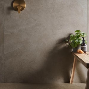 Iris Tortora Taupe 47.24 in. x 47.24 in. Matte Porcelain Hexagon Floor and Wall Tile (15.49 Sq. Ft./Each)