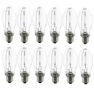 50-Watt ED17 High Pressure Sodium E26 Medium Base 3800 Lumen Clear HID Light Bulb (12-Pack)