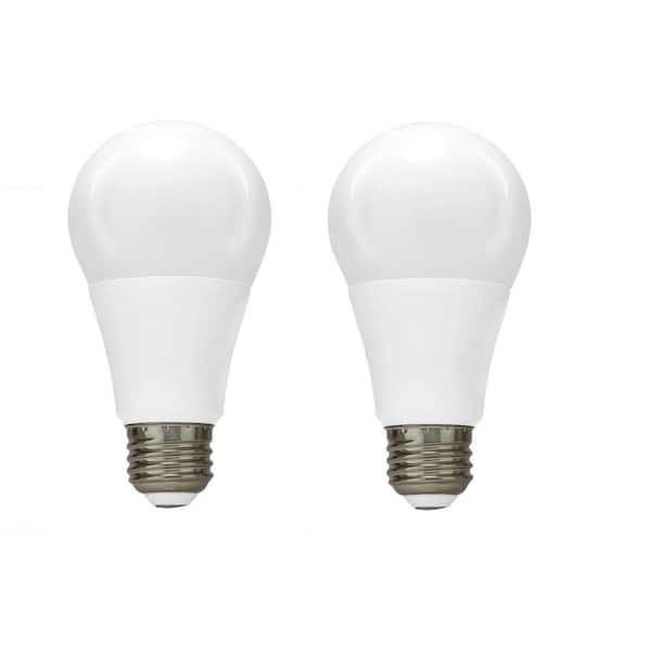 Euri Lighting 60W Equivalent Soft White (3,000K) A19 Dimmable SMD LED Light Bulb (2-Pack)