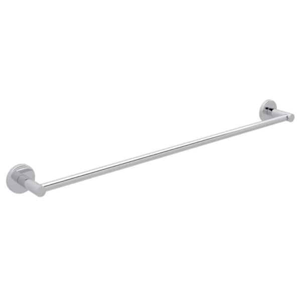 Lombardia 24 in. Wall Mounted Towel Bar in Polished Chrome