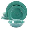 Studio California Mauna 12-Piece Casual Teal Melamine Outdoor ...