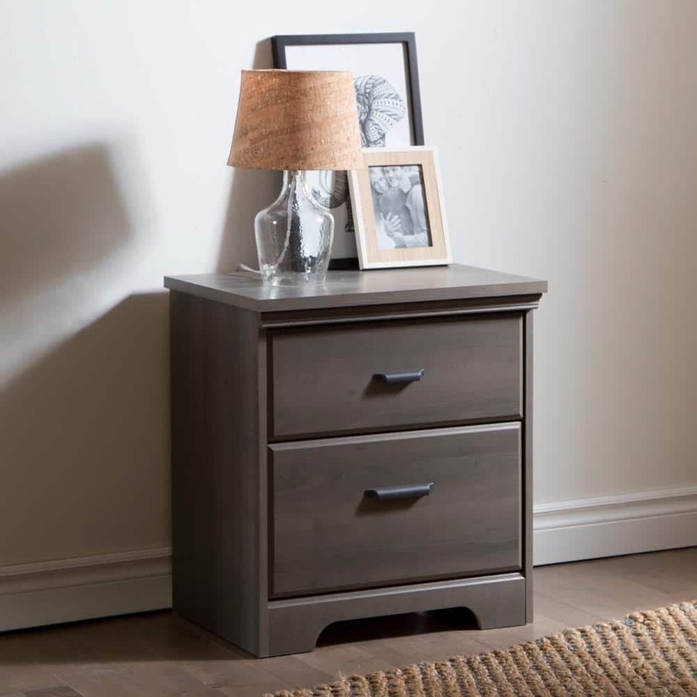 Cottage Charm Gray Maple 6-Drawer Double Dresser with Soft Close