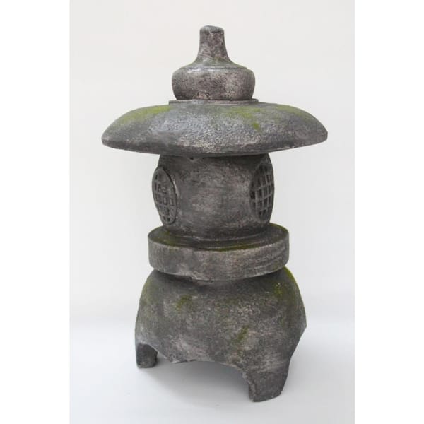 HI-LINE GIFT LTD. Grey Stone Pagoda Lantern Garden Statue
