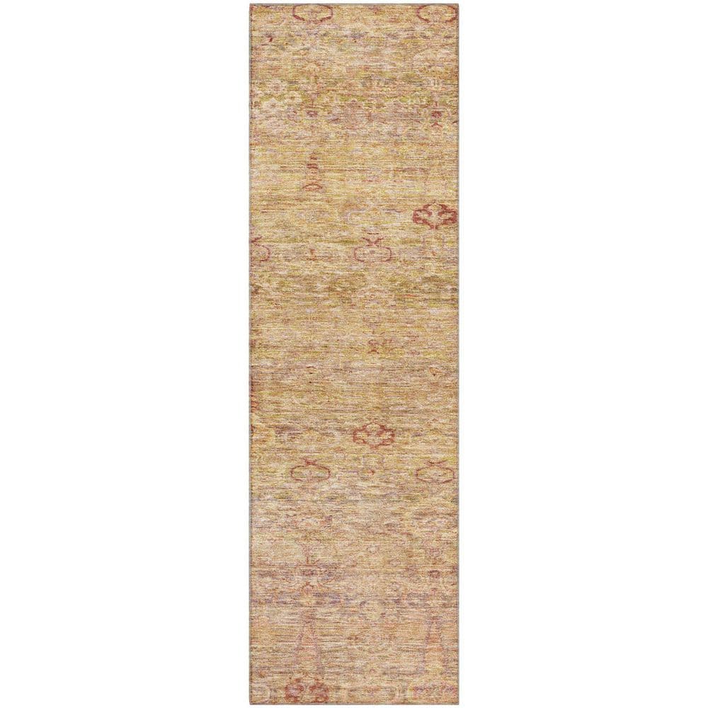 Mayfield Premium Machine Washable Abstract AMF2090 Coral 2 ft. x 7 ft. Runner Rug price history on PriceWatchPro