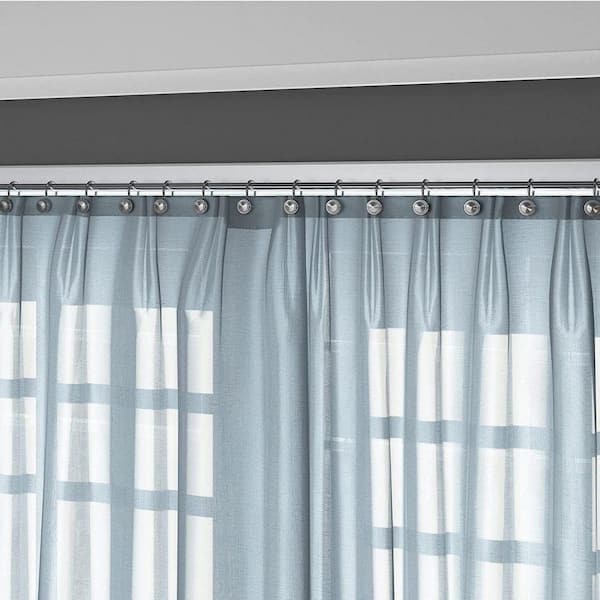 Tatayosi Silver Round Shower Curtain Hook for Living Room Bedroom