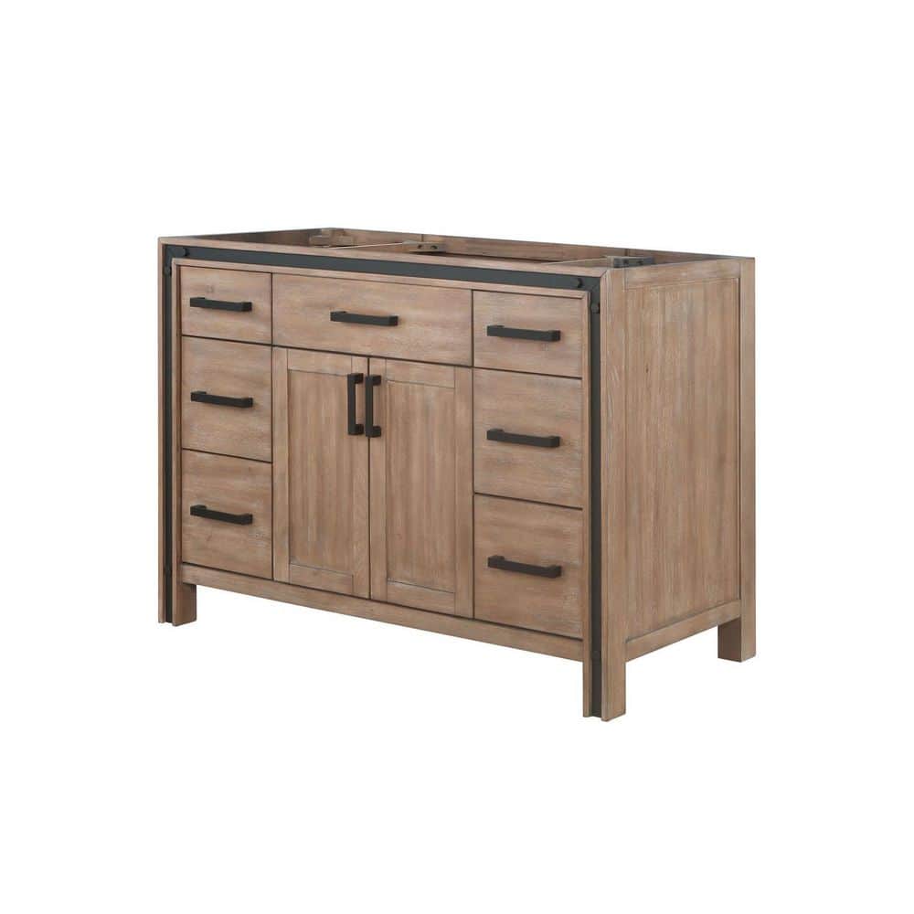 Ziva 48" Rustic Barnwood Single Bathroom Vanity