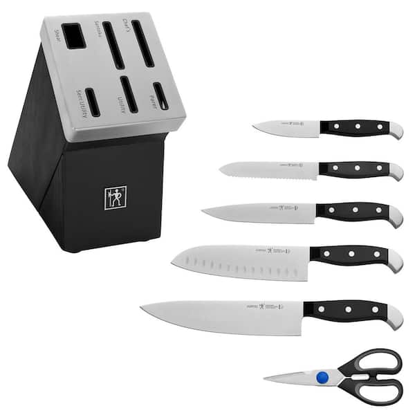 Henckels Statement 7-Piece Self-Sharpening Black Knife Block Set